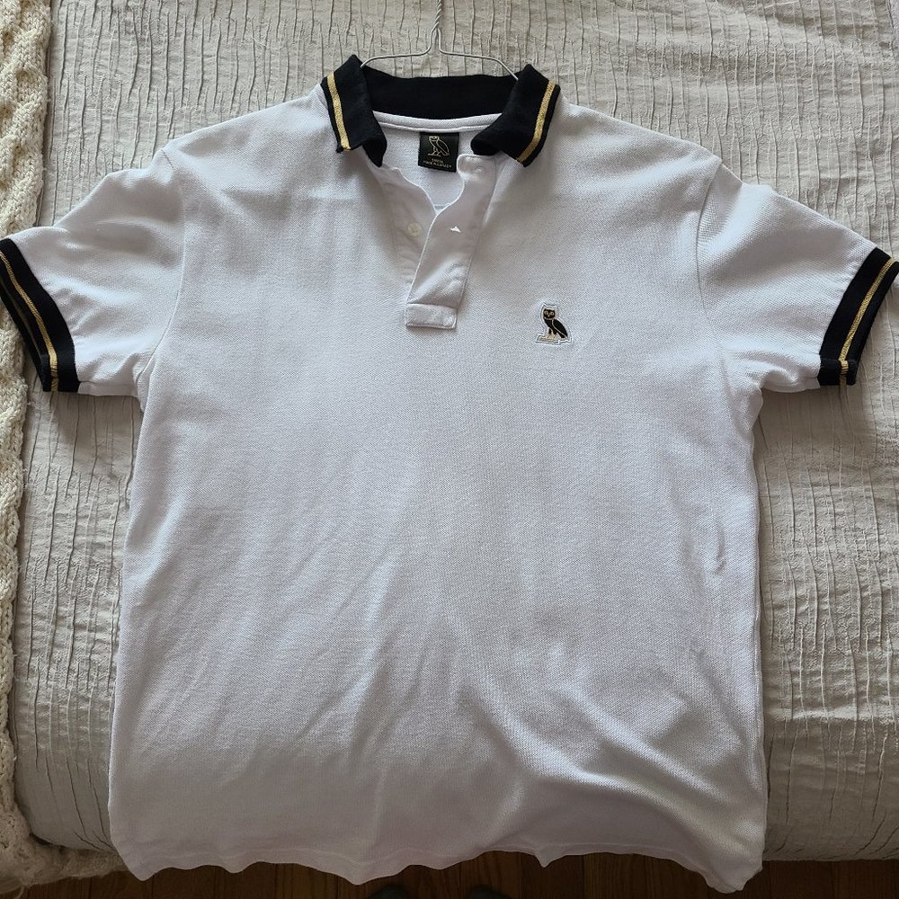 OVO Essentials White Polo Shirt (Men's)